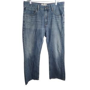 Levis mens low loose bootcut jeans sz 34x32* measures 35x30 y2k skater grunge